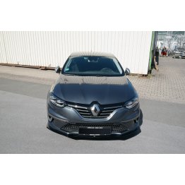 Накладка сплиттер на передний бампер на Renault Megane IV GT-Line